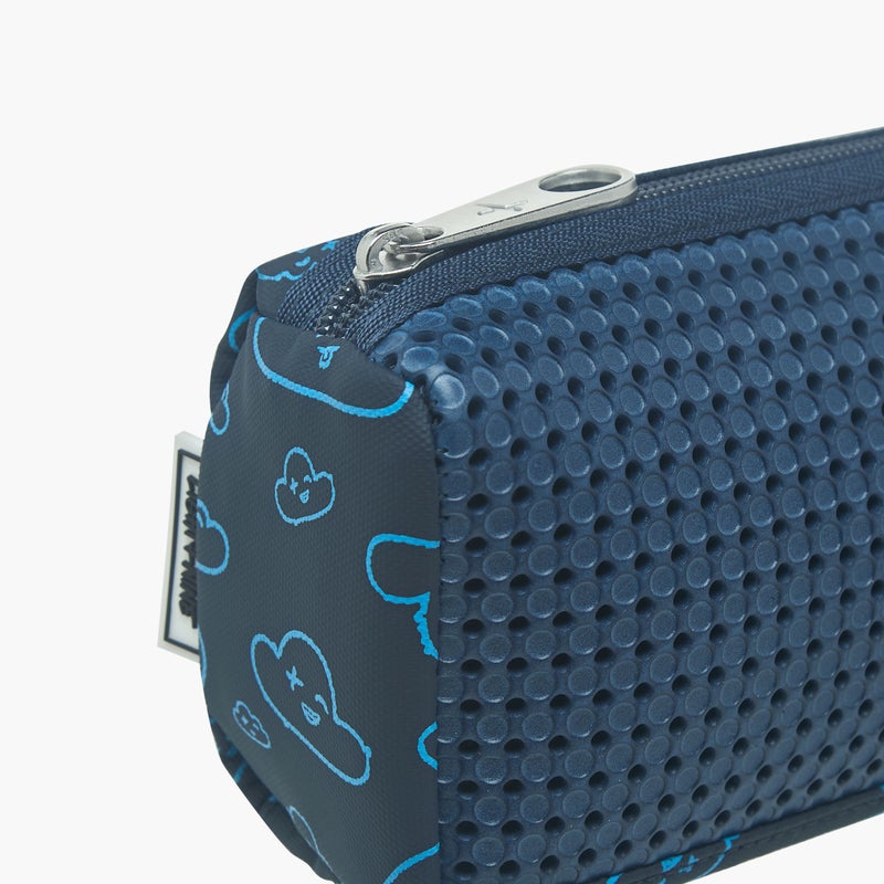 light_and_nine Pouch-With Jibbitz-1 Cmprt With Zipper Closure- (Eva) Blue \ 22X7X14 - Image 5